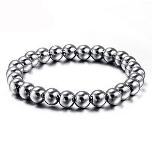 Rex Street Stainless Steel Bead Bracelet